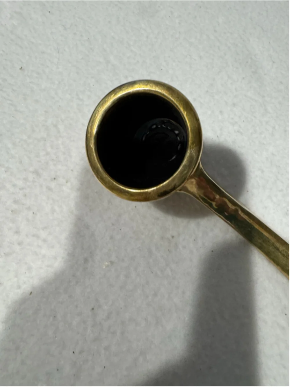 Vintage Brass Candle Snuffer One Size Gold
